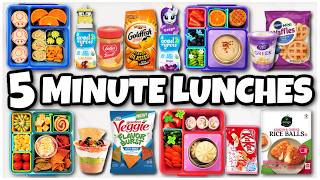 School Lunchbox Ideas for when Youre OUT OF TIME NO Cooking Required [upl. by Okiam]