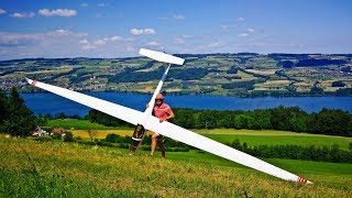 20180627 Oberreinach Röbi Disler mit Glasflügel 604 Kestrel [upl. by Airottiv842]