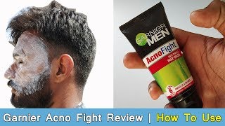 3 Months Review  Garnier Acno Fight Face Wash Review In Hindi  Best Face Wash For Pimples [upl. by Gagliano]