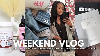 WEEKEND VLOG  Relaxer StudyMy Thoughts Products I STOPPED Using Scalp Challenge YT Award  MORE [upl. by Hpsoj]