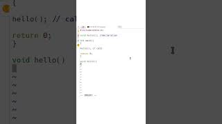 27 Learn C Programming  functions shorts cprogramming 🖳 [upl. by Guerra525]