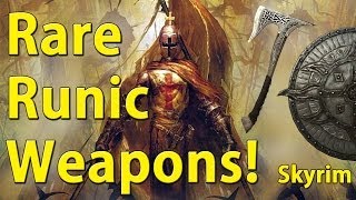 Skyrim  How to get Runic Rare Weapons of the Dawnguard [upl. by Nasia]