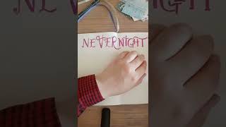 NEVERNİGHT KUZGUNUN GÖLGESİ  Bookjournal booktok books kitap bookjournal [upl. by Ainorev8]