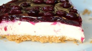 No Bake Blueberry Cheesecake Recipe [upl. by Hanimay599]