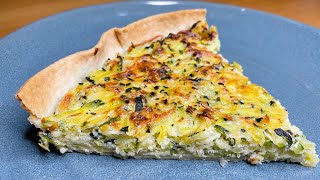 Quiche à la Courgette 🥒  Simple et rapide [upl. by Sherburn467]