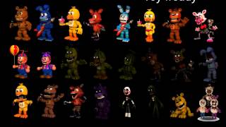 all fnaf world animatronics sing fnaf song [upl. by Yentyrb]