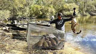 300 Pounds of CATFISH in 1 Trip Challenge 24 Hours at Fish Camp [upl. by Nyleikcaj]