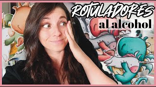 Cómo COLOREAR con Rotuladores al ALCOHOL┊ NoLine Coloring  Distintas PALETAS de COLOR ┊Laura Inguz [upl. by Timrek]