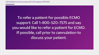 New UW Medicine ECMO Transport Team [upl. by Kaufmann]