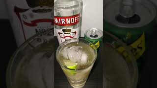 Smirnoff Vodka amp Schweppes Ginger Ale drink [upl. by Siravaj85]