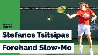 Stefanos Tsitsipas Forehand Practice SlowMo  2019 [upl. by Ailimat554]