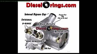 2001 F350 73 HPOP Reseal New Orings Orings [upl. by Darnell]