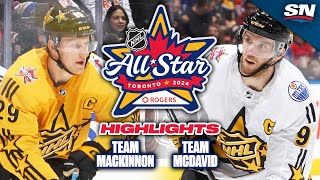 NHL AllStar Game Highlights  Team MacKinnon vs Team McDavid [upl. by Guendolen]