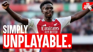 Bukayo Saka is CONSISTENCY Personified  The Cannon Podcast [upl. by Neal]