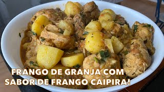 COMO FAZER FRANGO COZIDO COM BATATA [upl. by Nwahsat]