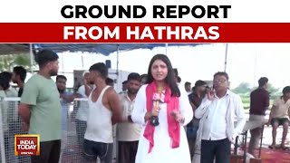 Hathras Stampede Horror FIR Points To Glaring Lapses Lakhs Crammed In Confined Space  India Today [upl. by Euqinomahs]