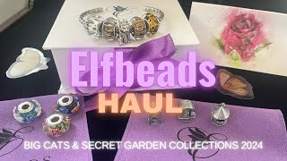 New ELFBEADS Big Cats amp Secret Garden Collections 2024  A Haul [upl. by Assenad]