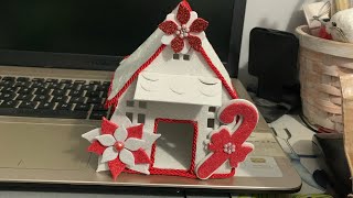 Tutorial casetta di natale 🎄 raffaellapironelecreazioni3937 [upl. by Ingeborg]