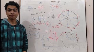 Circular motion  centripetal force amp acceleration  الحركة الدائرية  القوة والعجلة المركزية [upl. by Goth]