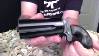 Cobray Pepperbox Derringer 410 Pistol Overview  Texas Gun Blog [upl. by Esined487]