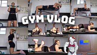 UM DIA COMIGO NA ACADEMIA meu treino de superiores  abdômen bíceps tríceps treino abc gym vlog [upl. by Tur]