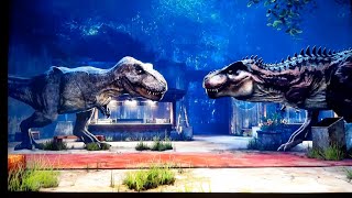 Rexy vs Tarbosaurus Jurassic World Camp cretaceous hidden adventure [upl. by Atlante]