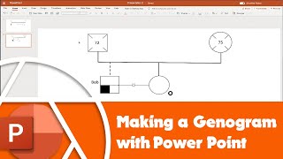 Making a Genogram with Powerpoint [upl. by Dnesnwot]