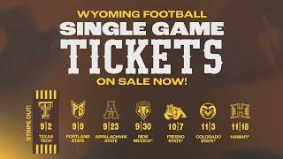 Wyoming Football 2023 Tickets OnSale Now [upl. by Lisha]