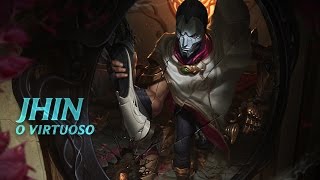 Campeão em Destaque Jhin o Virtuoso  Mecânica de jogo  League of Legends [upl. by Kandy]