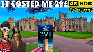 Castle Warwick England POV Tour Experience Part2 4k [upl. by Nonnahsed]