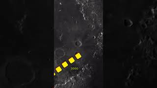 🌔🔭📸 Cordilheiras na Lua  montanhas lunares vista através do Telescópio shorts astronomia [upl. by Roma]