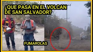 ¡Alerta Fumarolas del Volcán de San Salvador  Requisa en el Mercado Central [upl. by Erimahs]