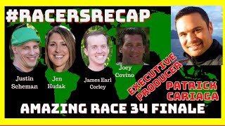 Amazing Race Season 34 Episode Finale with Executive Producer Patrick Cariaga Racers Recap [upl. by Gazzo]