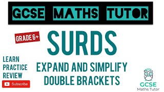 Surds  Expanding Double Brackets  Grade 79 Playlist  GCSE Maths Tutor [upl. by Reed]