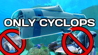 Can I Beat Subnautica with Just a Cyclops Part 1 [upl. by Hoeve200]