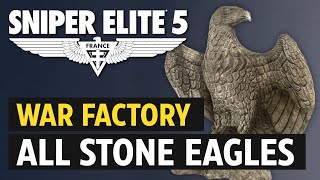 Sniper Elite 5  Mission 4 All Stone Eagle Locations [upl. by Aihsital746]