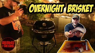 Easy Overnight Smoked Brisket  Weber Summit Brisket [upl. by Madda]