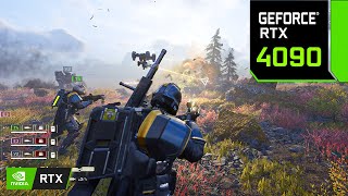 Helldivers 2  RTX 4090 24GB  4K Native Ultra Graphics [upl. by Campagna673]