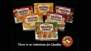 Arnotts Shapes Commercial 1993 90s TV Ad [upl. by Pontus]