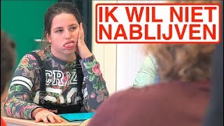 MEISJE LOOPT BOOS DE KLAS UIT [upl. by Coryden]