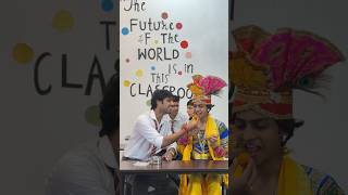 My friend krishna 🦚❤️🫂 a heart touching video ❤️🦚 piyush asrani  krishna shorts kanha [upl. by Lorant]