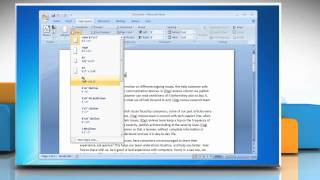 How to change paper size in Microsoft® Word 2007 [upl. by Haliehs]