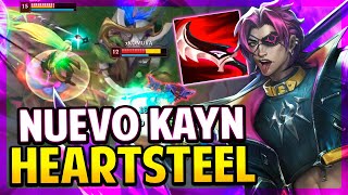 😱¡NUEVO KAYN HEARTSTEEL DEMASIADO HERMOSO  League of Legends [upl. by Mulford]