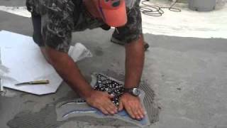 Installing a Mosaic Tile Design [upl. by Ogren]