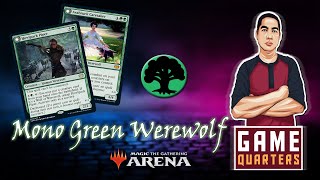 MTG Arena Mono Green Werewolf Deck [upl. by Kruger]