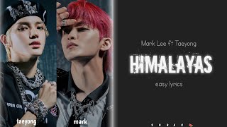 Mark ft Taeyong  The Himalayas easy lyrics by quotSUBAKquot [upl. by Race]