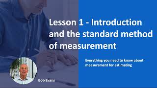 Standard method of measurement  How to use the rules  Estimating Solutions [upl. by Reteip]