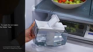 Hitachi Refrigerator Demo  Ice Maker [upl. by Eidoj32]