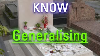 What is Generalising  How Does Generalising Look  How to Say Generalising in English [upl. by Eiromem]