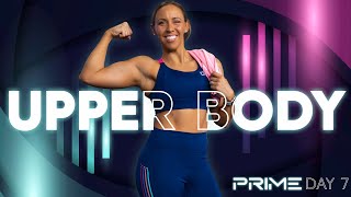 Quick and Spicy Upper Body Power Push Workout  PRIME  Day 7 [upl. by Tireb374]